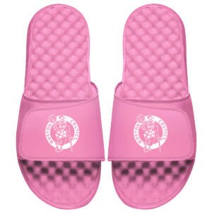 Youth ISlide Pink Boston Celtics Primary Logo Slide Sandals