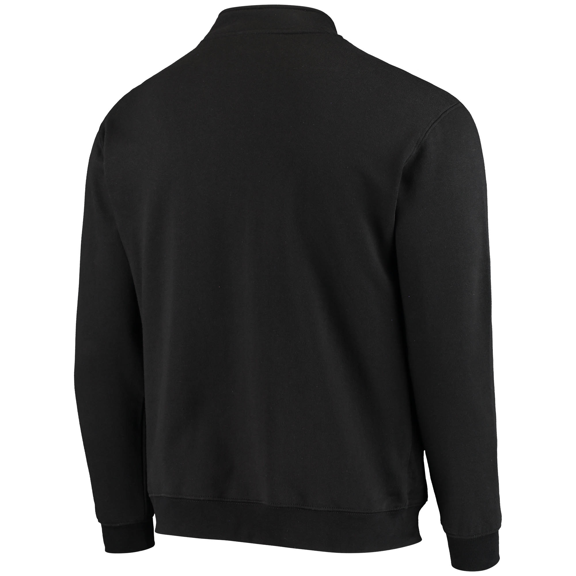 Men's Colosseum Black Rutgers Scarlet Knights Tortugas Logo Quarter-Zip Jacket - Image 7