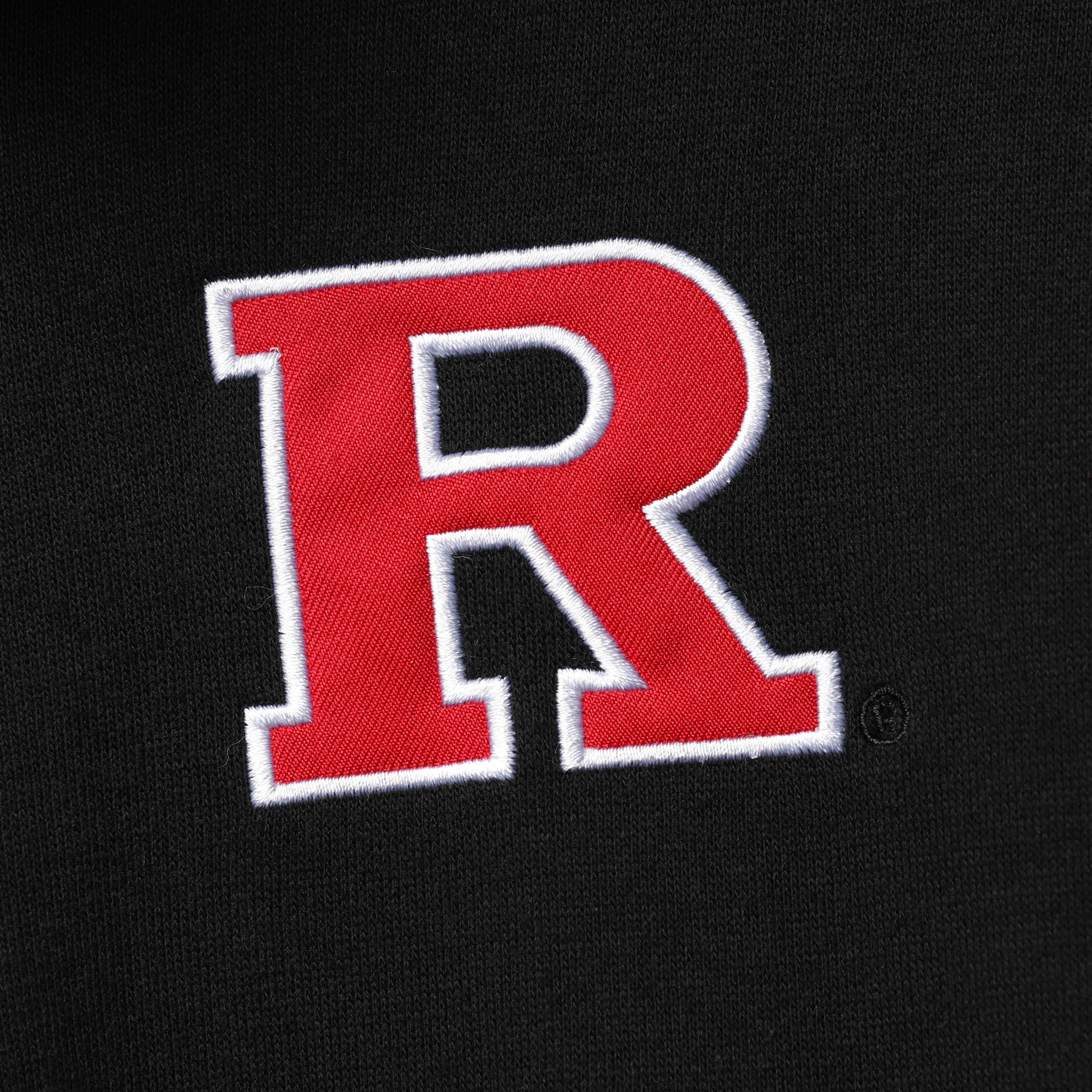 Men's Colosseum Black Rutgers Scarlet Knights Tortugas Logo Quarter-Zip Jacket - Image 10