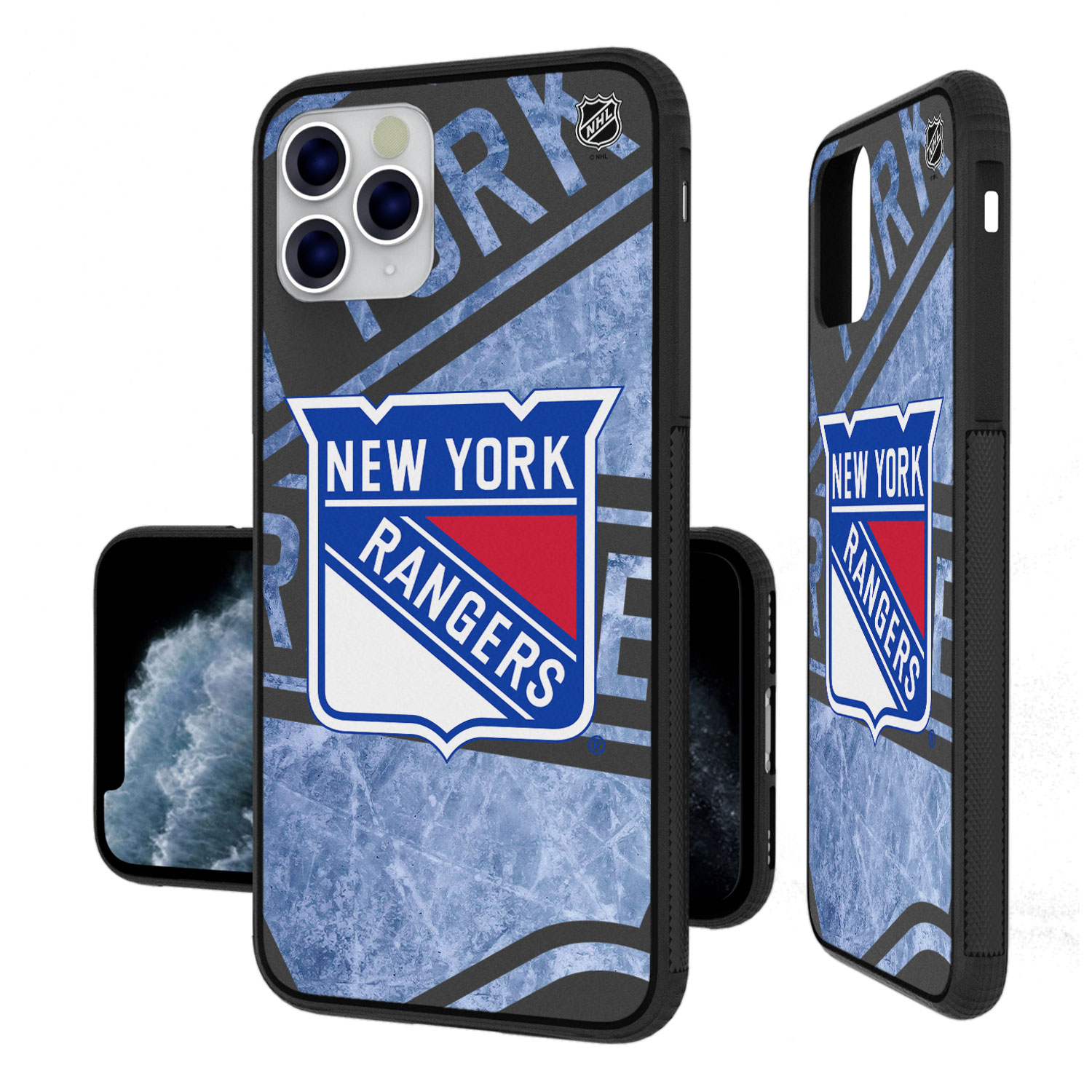 New York Rangers iPhone Tilt Bump Ice Case - Image 2