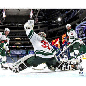 Alex Stalock Minnesota Wild Unsigned 2020 Stanley Cup Qualifiers Game 1 Shutout vs. Toronto Maple Leafs Photograph