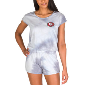 Women's Concepts Sport Gray San Francisco 49ers Marina Romper