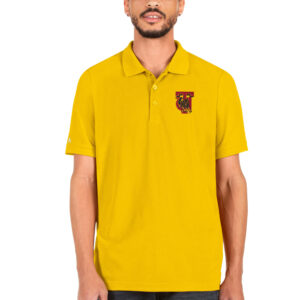 Men's Antigua Gold Tuskegee Golden Tigers Legacy Pique Polo