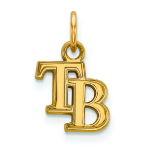 Women's Tampa Bay Rays 10k Yellow Gold Extra Small Pendant