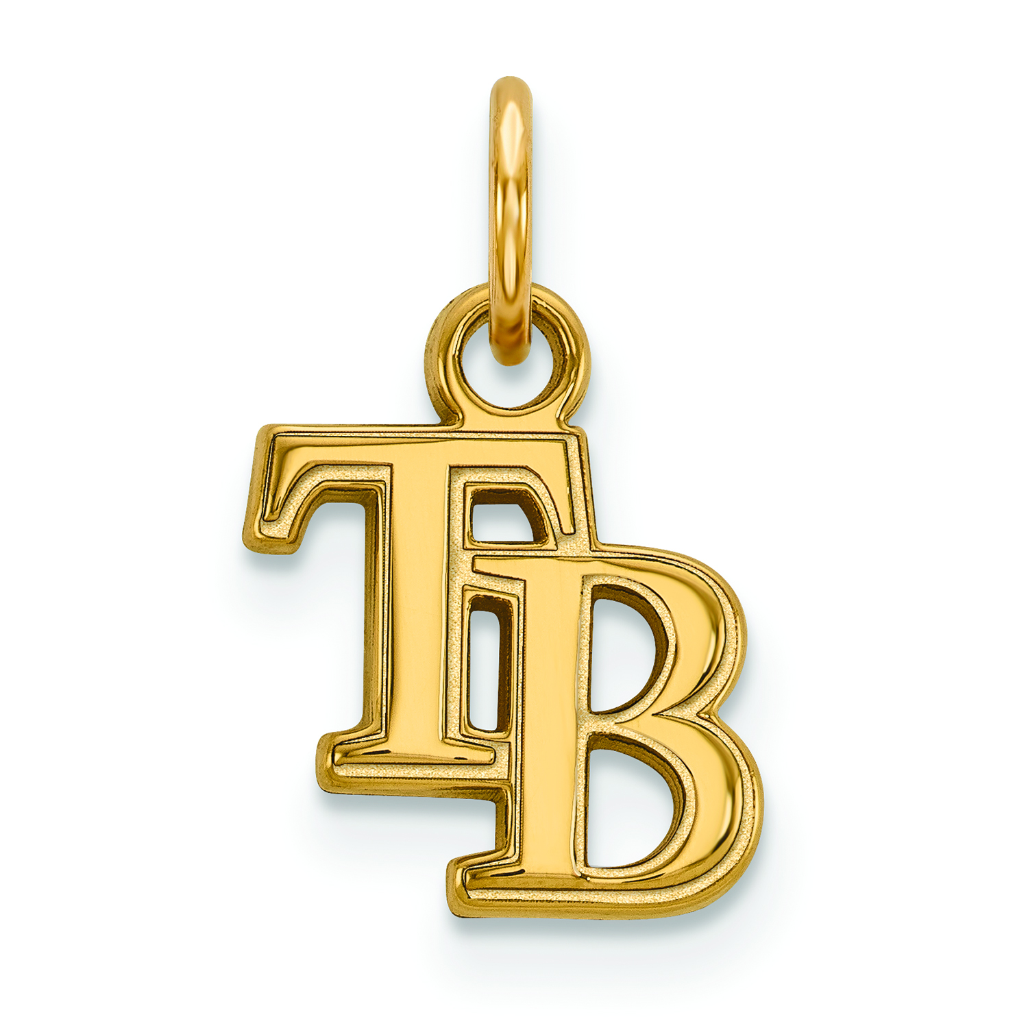 Women's Tampa Bay Rays 10k Yellow Gold Extra Small Pendant