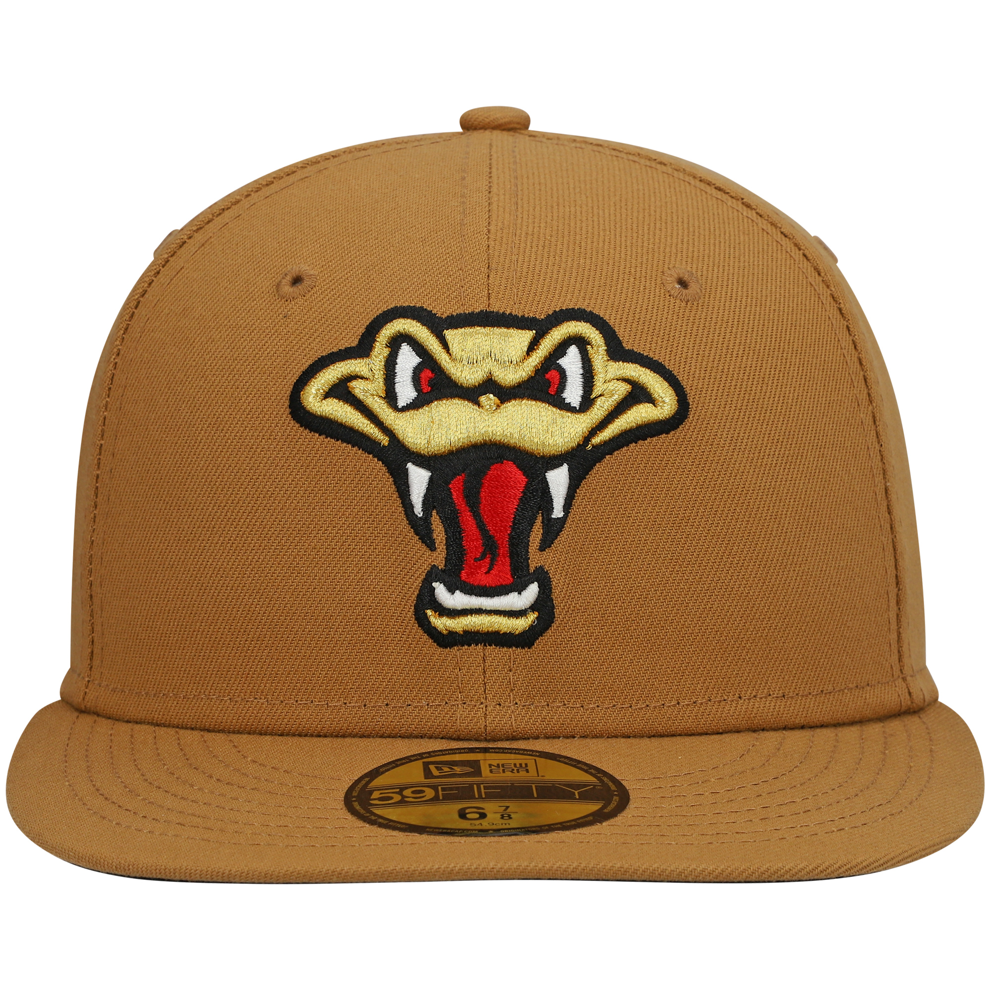 Men's New Era Natural Wisconsin Timber Rattlers Authentic Collection Team Alternate 59FIFTY Fitted Hat - Image 3
