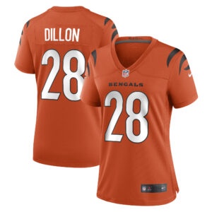Women's Nike Corey Dillon Orange Cincinnati Bengals Retired Game Jersey