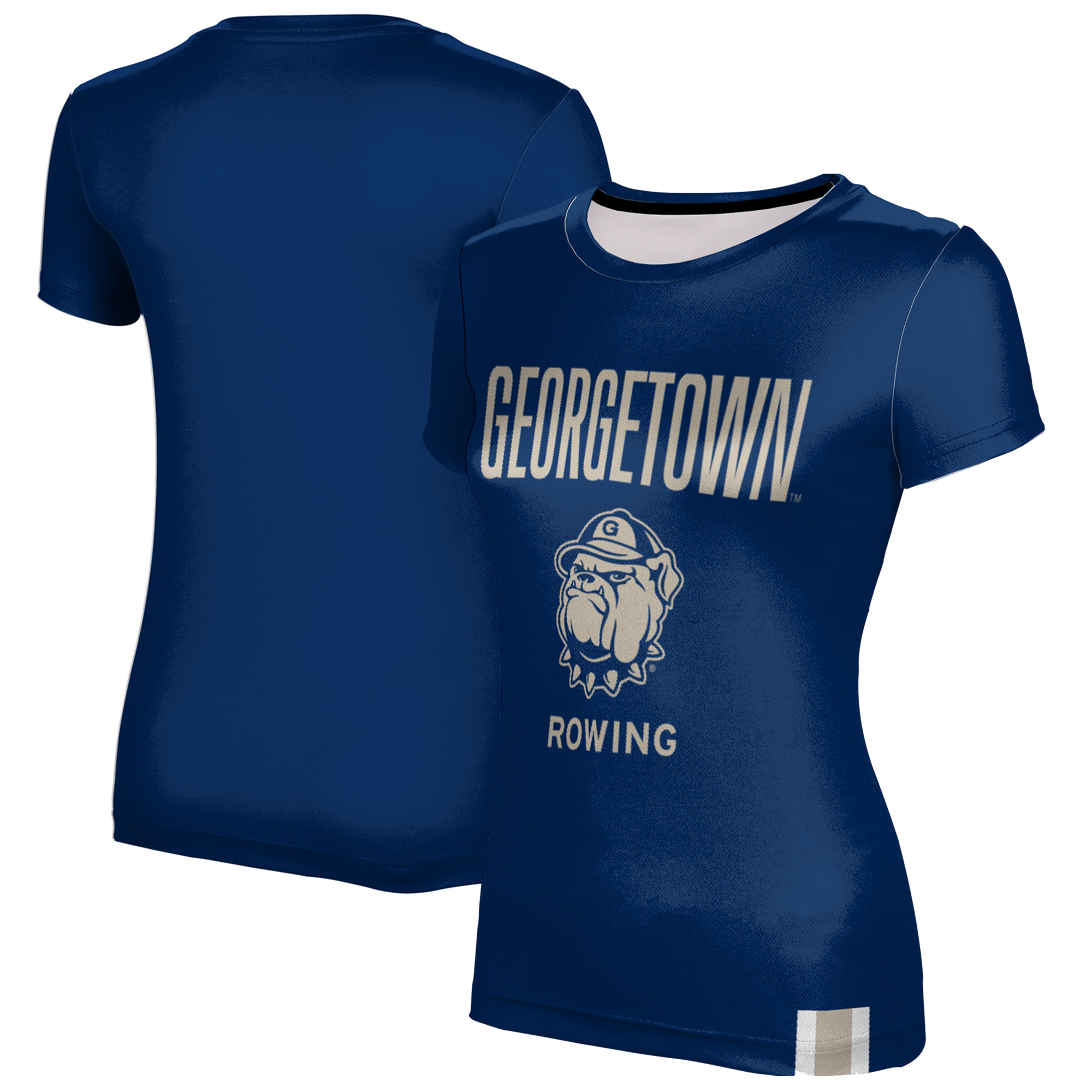 Women's Navy Georgetown Hoyas Rowing T-Shirt