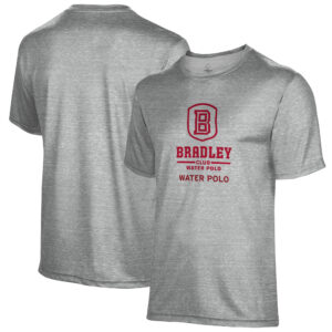 Men's Gray Bradley Braves Water Polo Name Drop T-Shirt