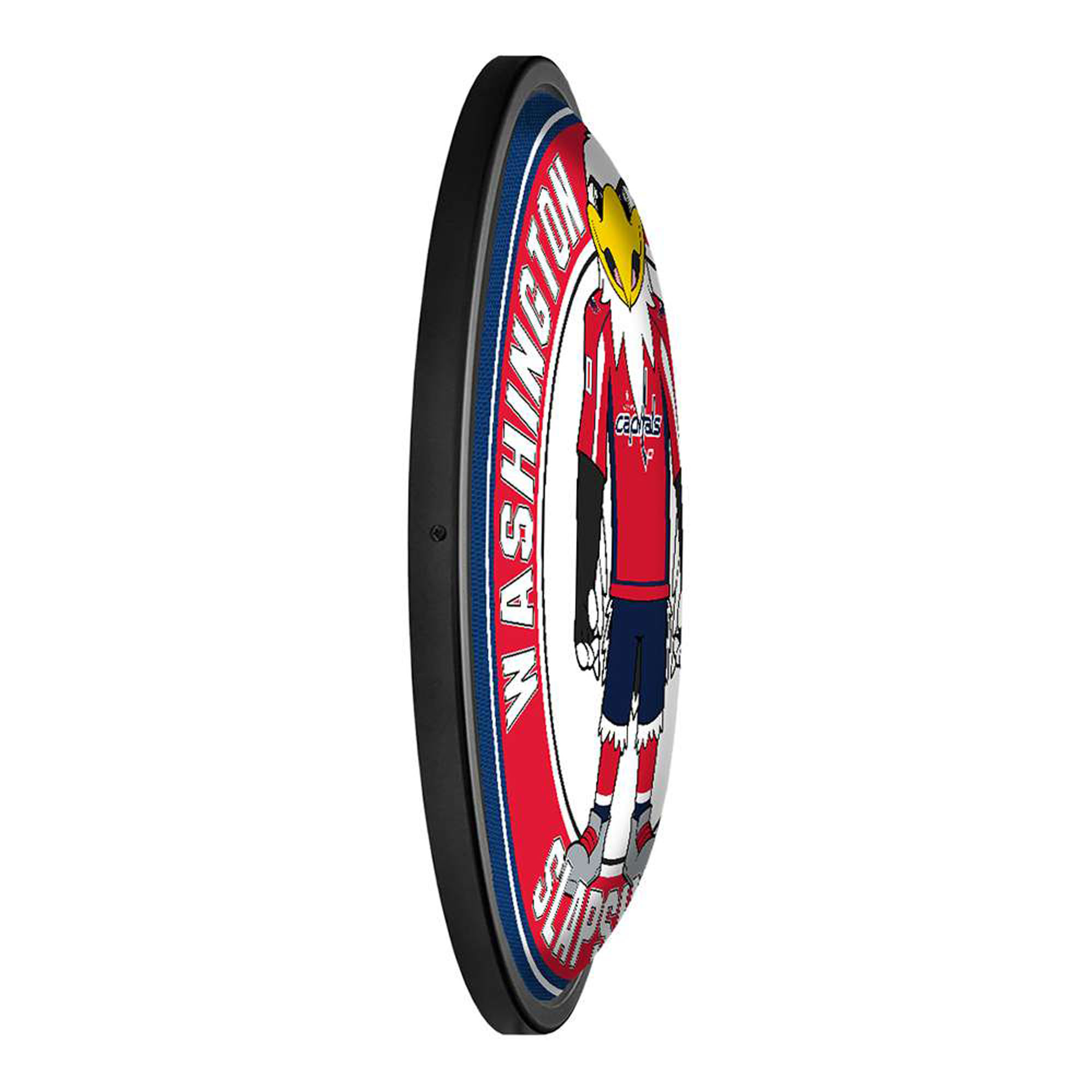 Washington Capitals Mascot 18'' Round Slimline Illuminated Wall Sign - Image 4