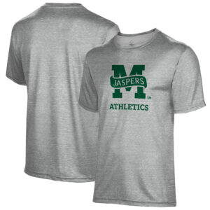 Men's Gray Manhattan Jaspers Athletics Name Drop T-Shirt
