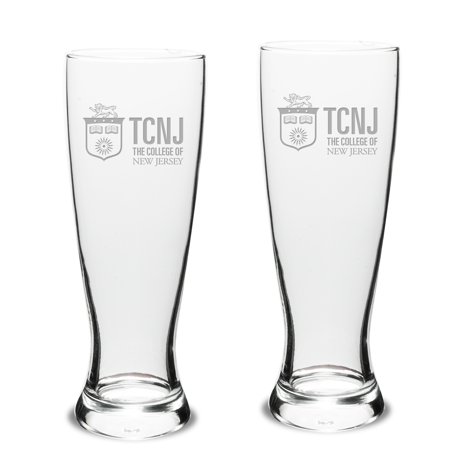 College of New Jersey Lions 23oz. 2-Piece Stylish University Pilsner Set