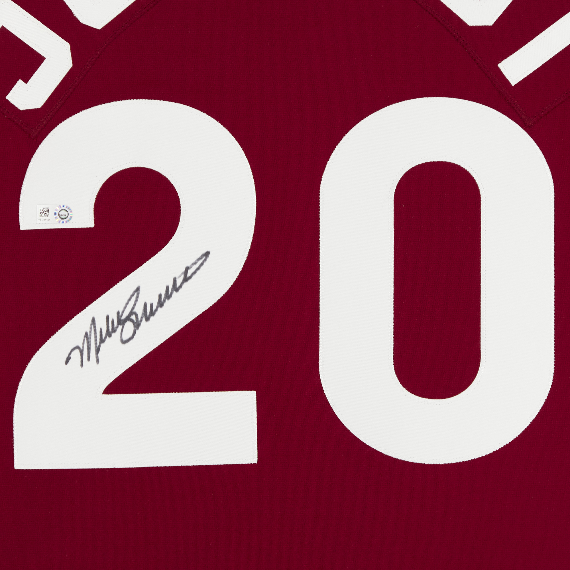 Mike Schmidt Burgundy Philadelphia Phillies Autographed Mitchell & Ness Authentic Jersey - Image 5