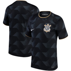 Youth Nike Black Corinthians 2022/23 Away Replica Jersey