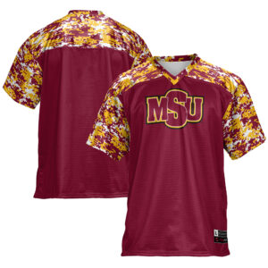 Men's GameDay Greats Maroon Midwestern State Mustangs Football Jersey
