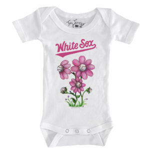 Infant Tiny Turnip White Chicago White Sox Blooming Baseballs Bodysuit
