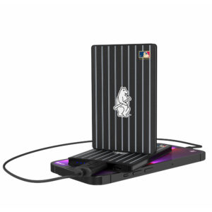 Chicago Cubs 2500 mAh Pinstripe Cooperstown Design Credit Card Powerbank