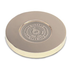 Gold Lebanon Valley College Paperweight