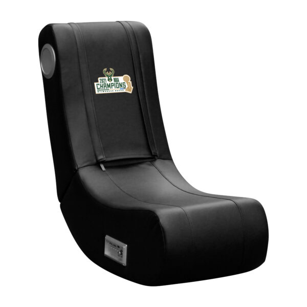 Black Milwaukee Bucks 2021 NBA Finals Champions Game Rocker 100