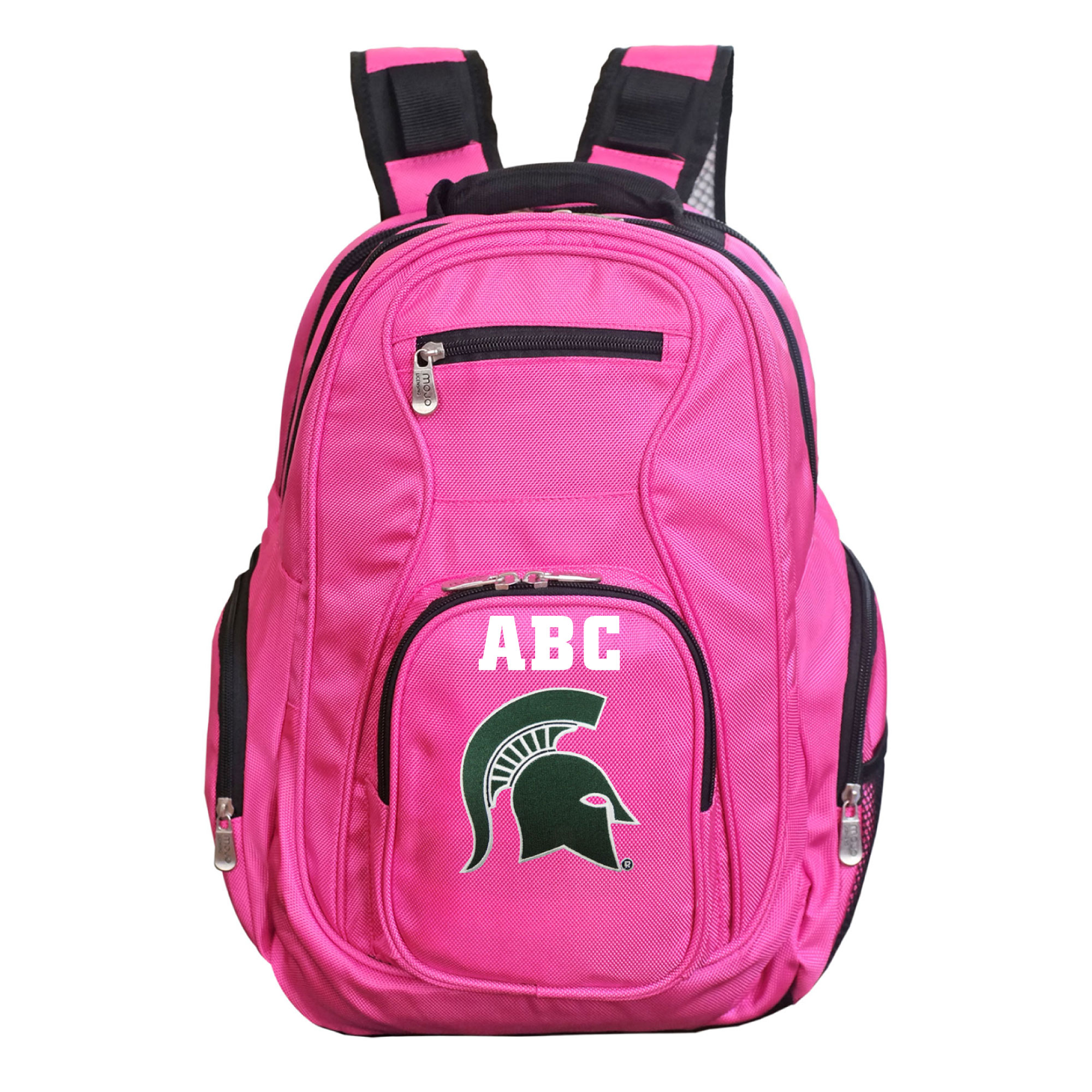 MOJO Pink Michigan State Spartans Personalized Premium Laptop Backpack