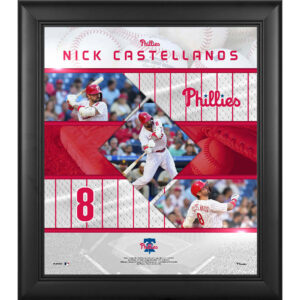 Nick Castellanos Philadelphia Phillies Framed 15" x 17" Stitched Stars Collage