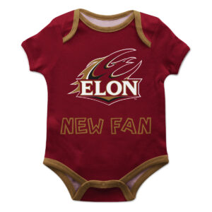 Infant Maroon Elon Phoenix New Fan Bodysuit
