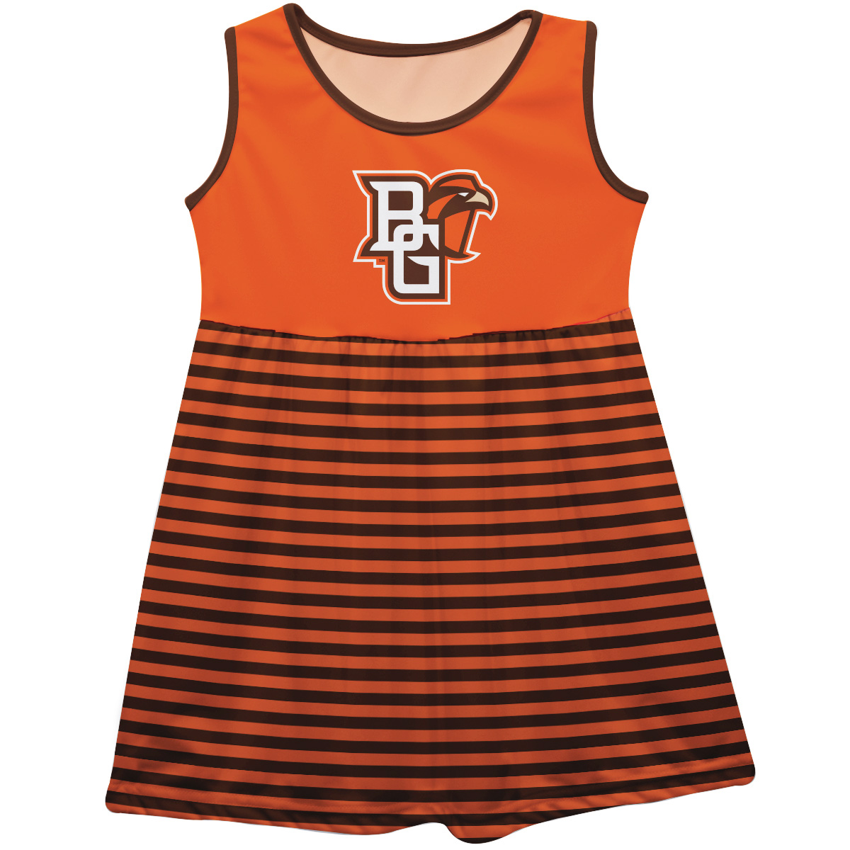 Girls Infant Orange Bowling Green St. Falcons Tank Top Dress