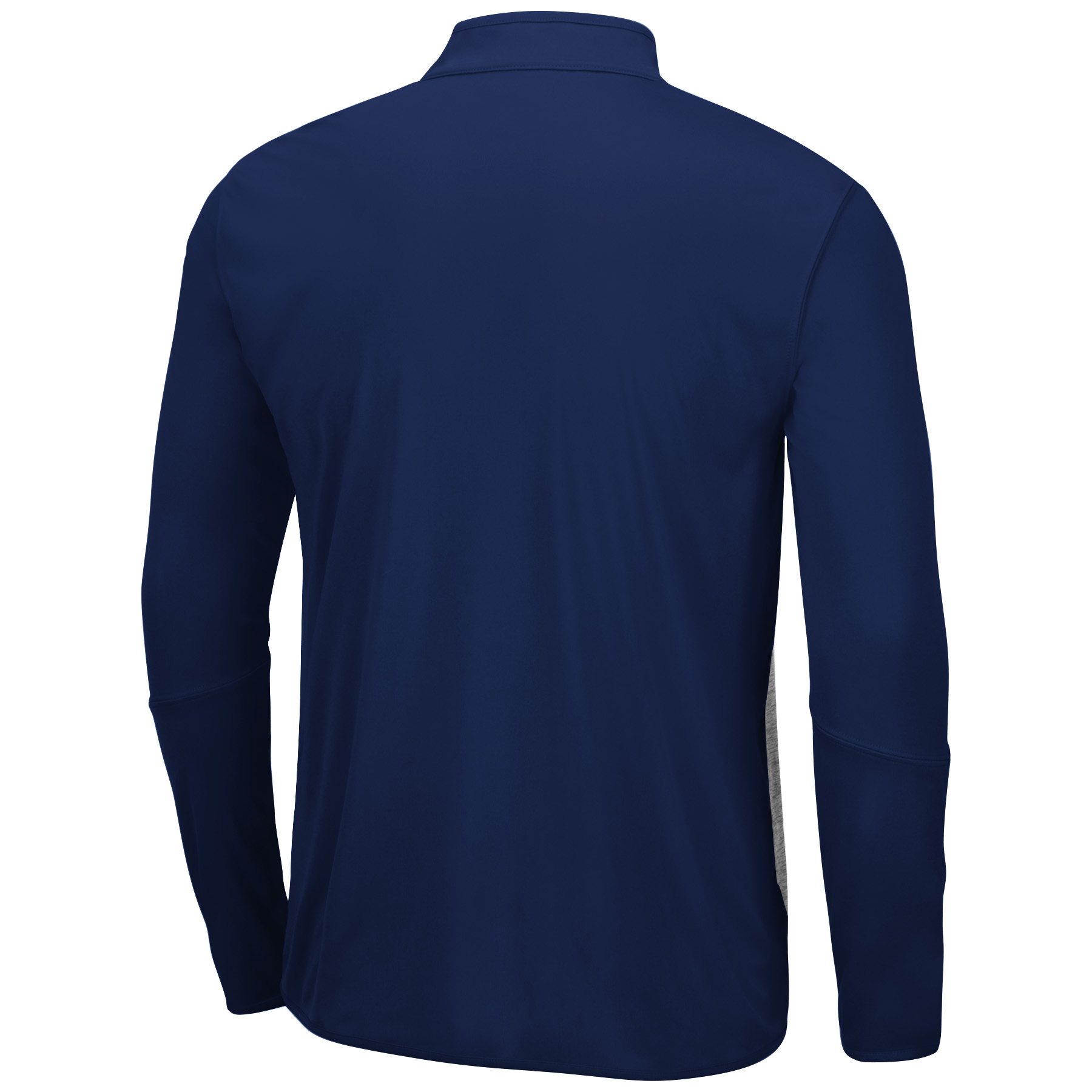 Men's Colosseum Heather Gray/Navy Xavier Musketeers Prospect Quarter-Zip Jacket - Image 7