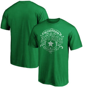 Men's Green Houston Astros St. Patrick's Day Tullamore Team T-Shirt