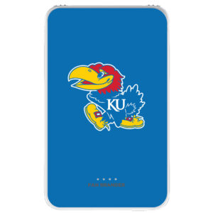 Kansas Jayhawks Solid Design 10000 mAh Portable Power Pack