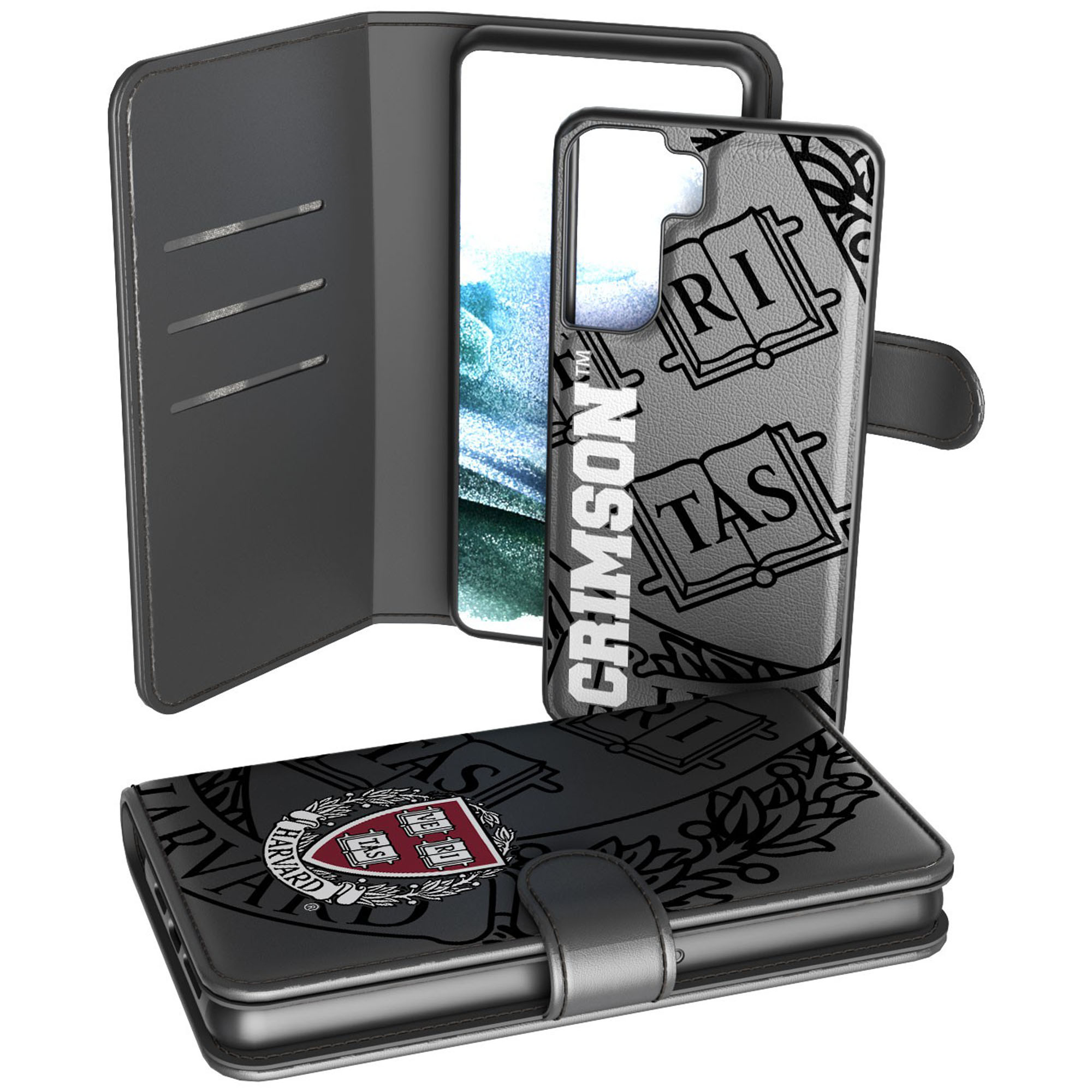 Harvard Crimson Samsung Galaxy Mono Tilt Wallet Case