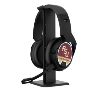 Florida State Seminoles Personalized Bluetooth Gaming Headphones & Stand