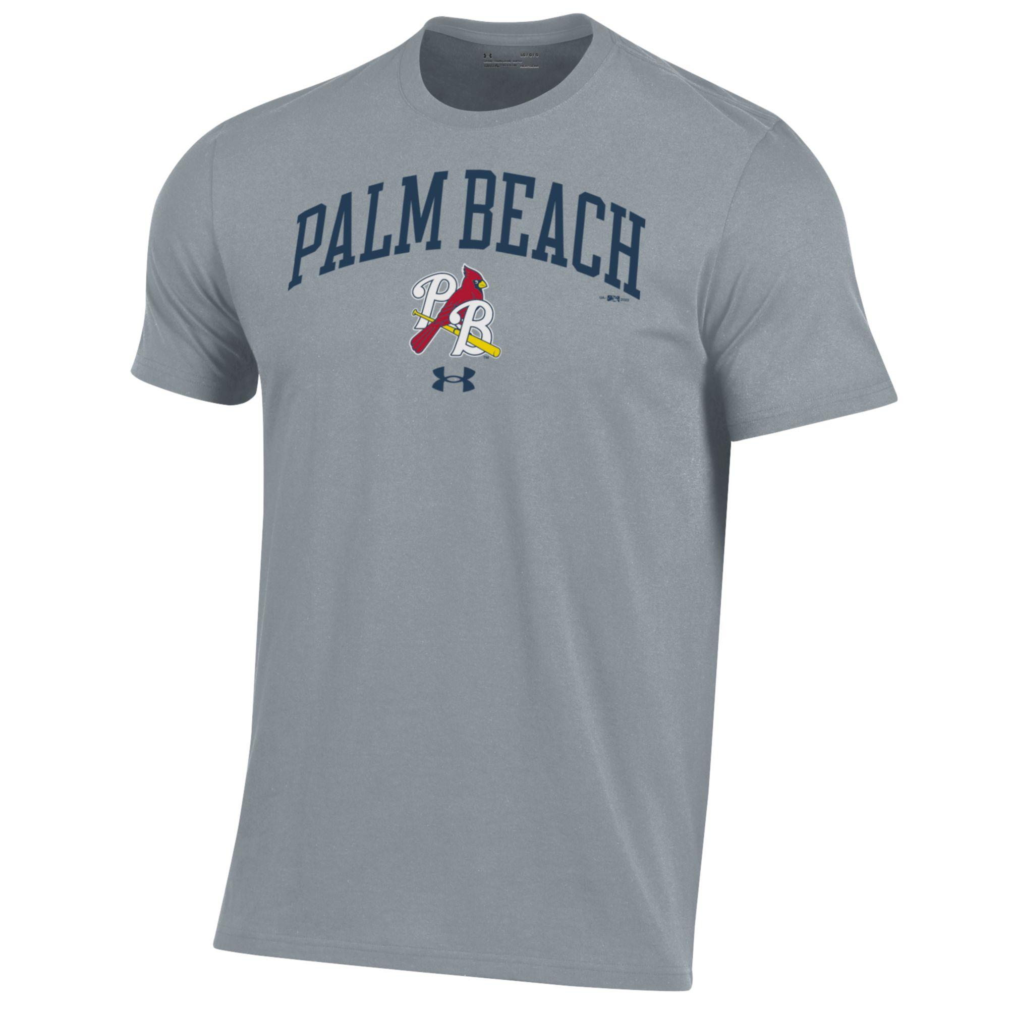 Men's Under Armour Gray Palm Beach Cardinals Performance T-Shirt - Image 3
