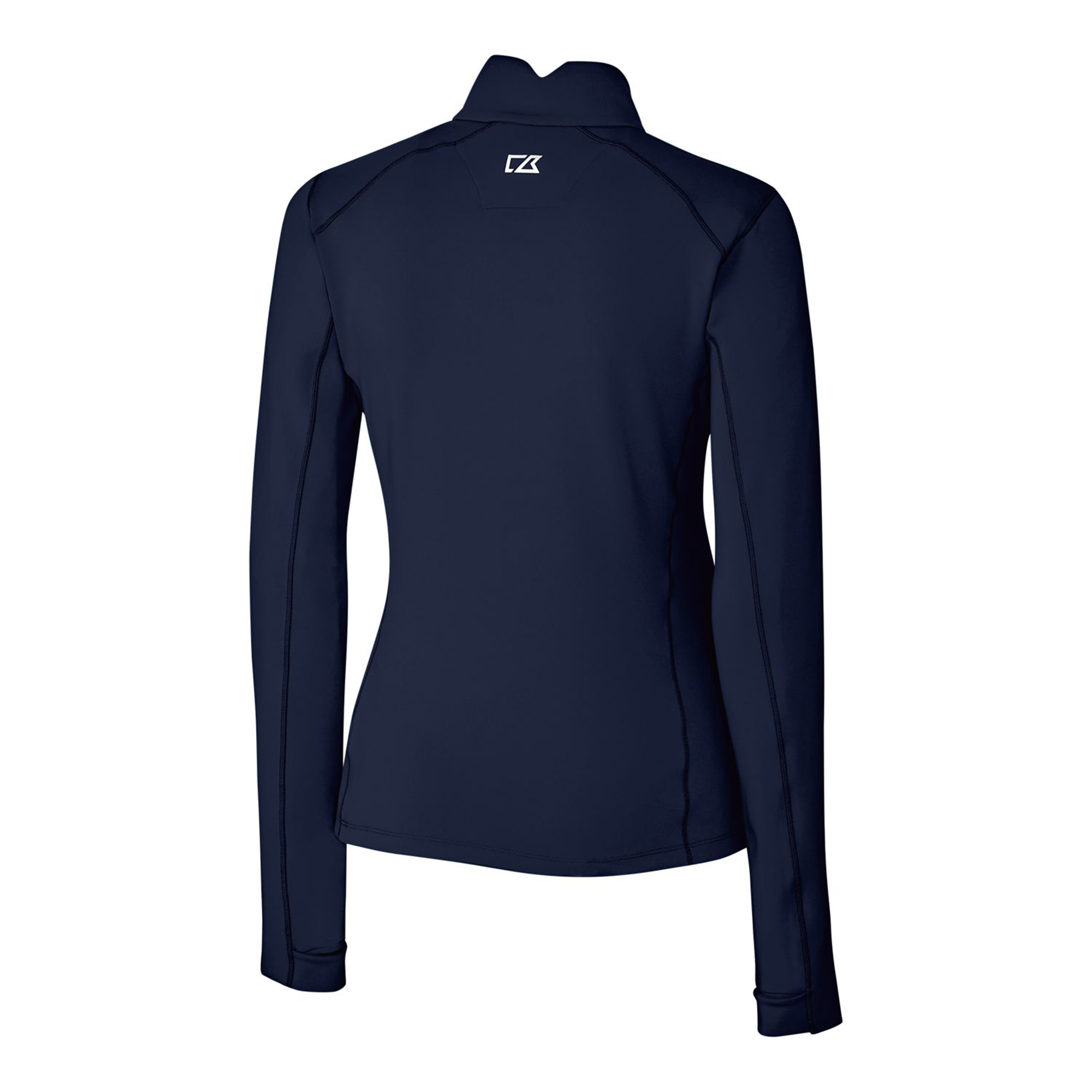 Women's Cutter & Buck Navy Houston Astros Americana Logo DryTec Traverse Stretch Quarter-Zip Pullover Top - Image 4