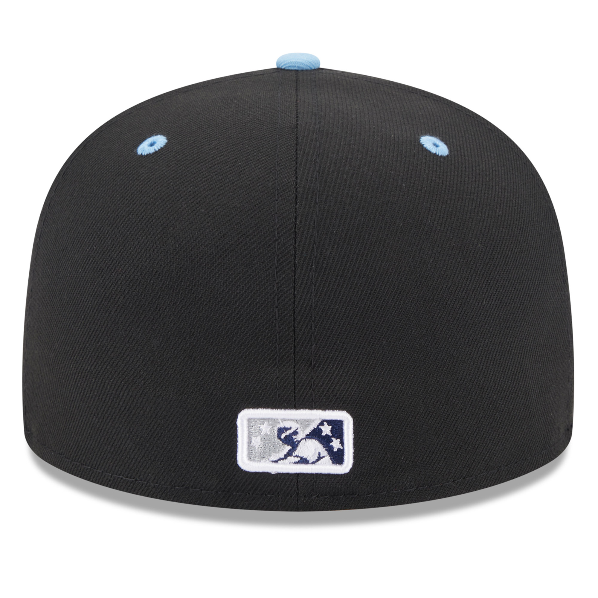 Men's New Era Light Blue Columbus Clippers Authentic Collection Alternate Logo 59FIFTY Fitted Hat - Image 5