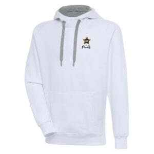 Men's Antigua  White Salt Lake City Stars Victory Pullover Hoodie