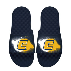 Youth ISlide  Navy Tennessee Chattanooga Mocs Spray Paint Slide Sandals