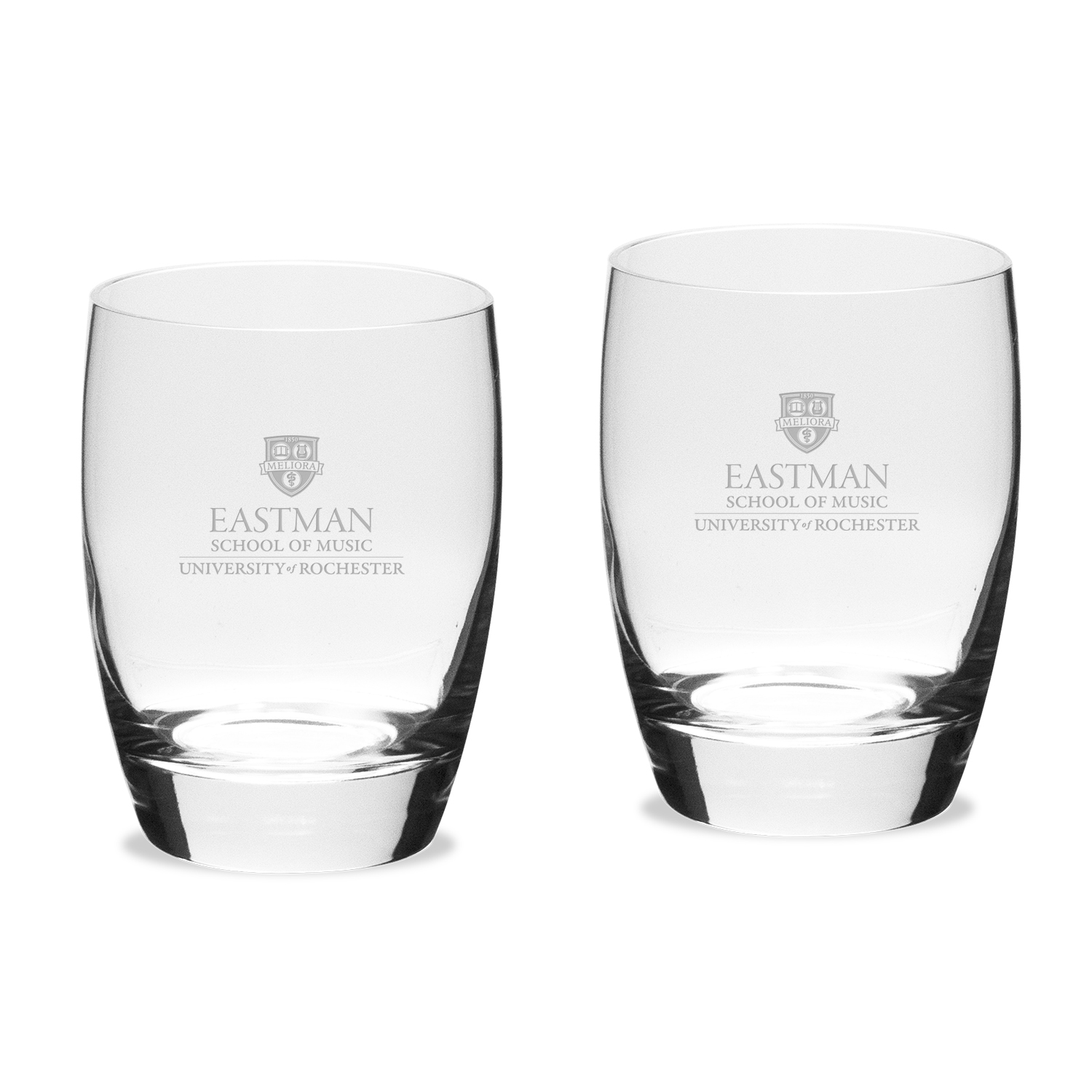 Rochester Yellow Jackets 15.75oz. Two-Piece Luigi Bormioli Michelangelo Water Glass Set