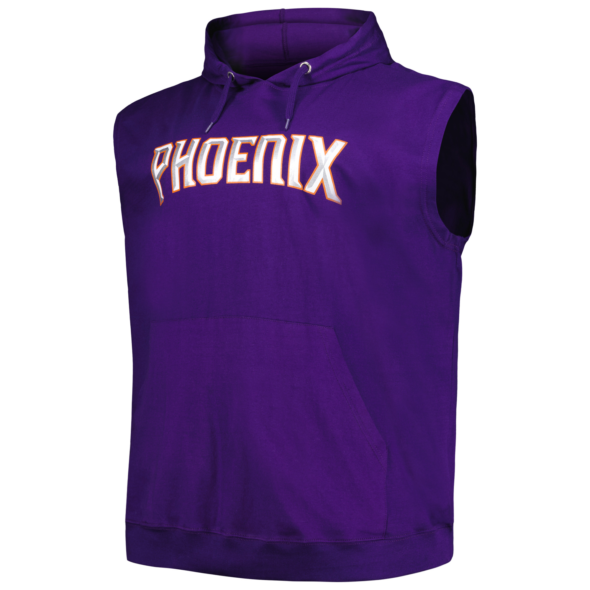 Men's Fanatics Purple Phoenix Suns Big & Tall Jersey Muscle Pullover Hoodie - Image 6