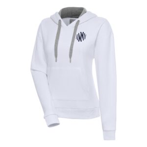 Women's Antigua  White Nashville SC Victory Pullover Hoodie