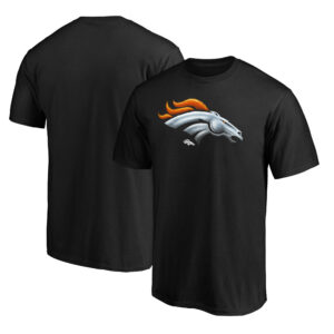 Men's  Black Denver Broncos Midnight Mascot T-Shirt
