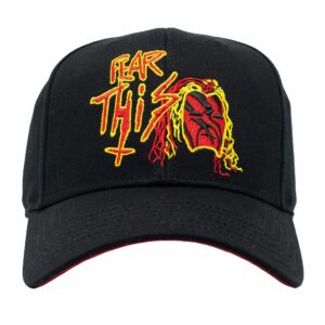Men's Black Kane Fear This Adjustable Snapback Hat