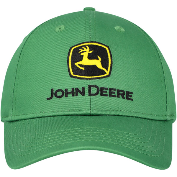 Men’s Green John Deere Classic Twill Adjustable Hat - Image 5