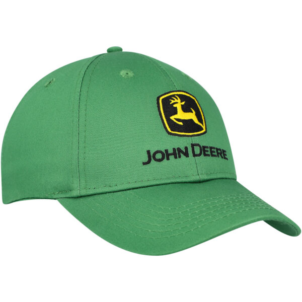 Men’s Green John Deere Classic Twill Adjustable Hat - Image 6