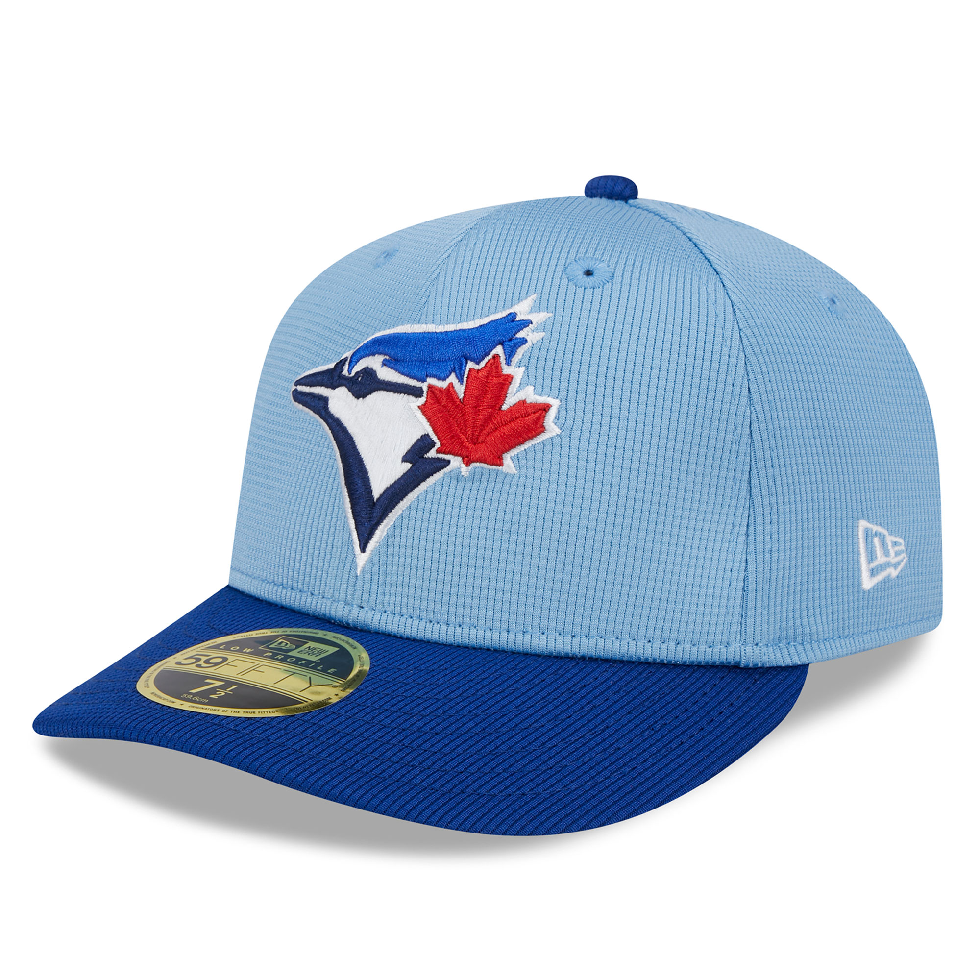 Men's New Era Light Blue Toronto Blue Jays 2024 Batting Practice Low Profile 59FIFTY Fitted Hat