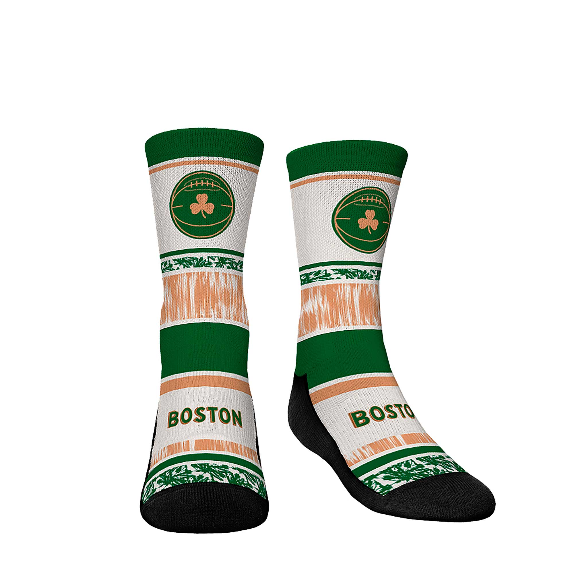 Youth Rock Em Socks Boston Celtics 2023/24 City Edition Three-Pack Crew Socks Set - Image 4