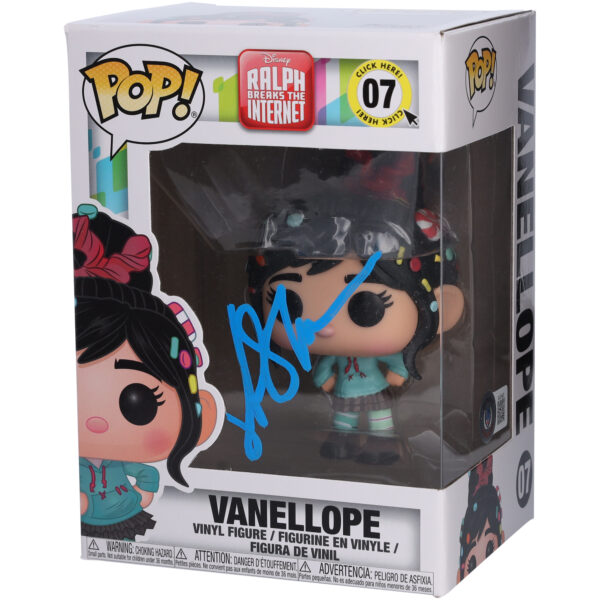 Sarah Silverman Ralph Breaks the Internet Autographed Vanellope Funko Pop! Vinyl Figure - BAS