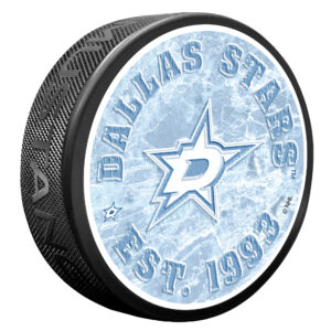 Dallas Stars Frozen Logo Puck