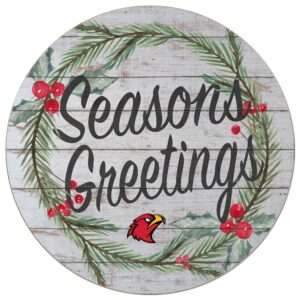 Illinois Tech Scarlet Hawks 20'' x 20'' Season's Greetings Circle