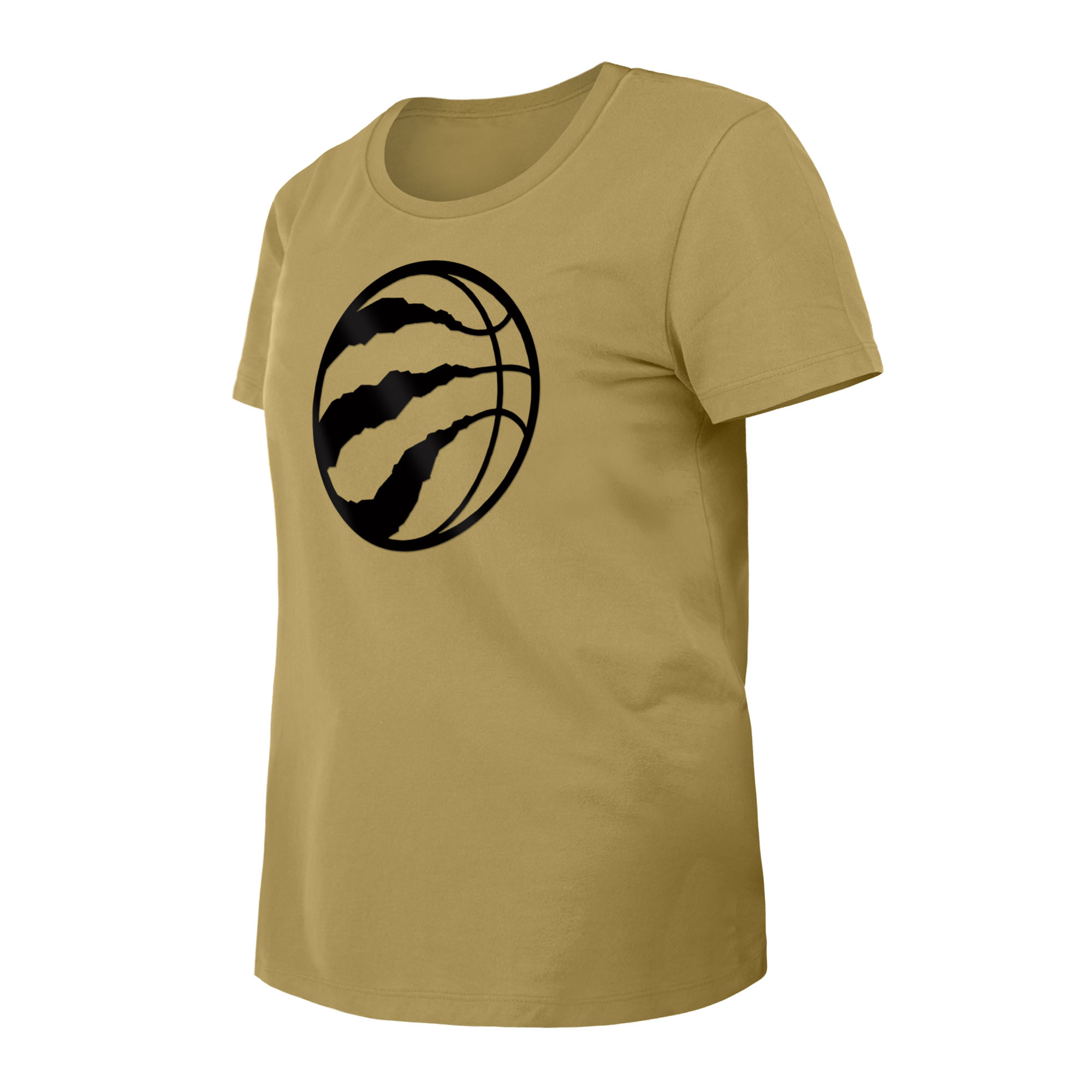Women's New Era Tan Toronto Raptors 2023/24 City Edition T-Shirt - Image 3